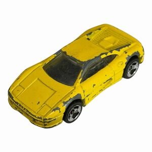 Mattel 1995 Hot Wheels Yellow Ferrari 355 Diecast 1:64 Car